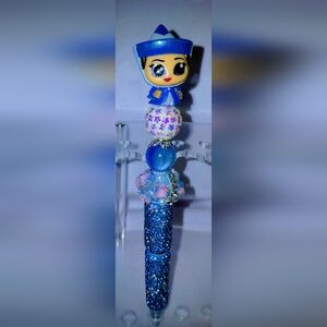 Disney "Merryweather" Blue Glitter Decorative Topper Pen